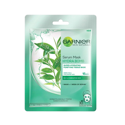 Garnier Face Mask Hydra Bomb Green Tea 